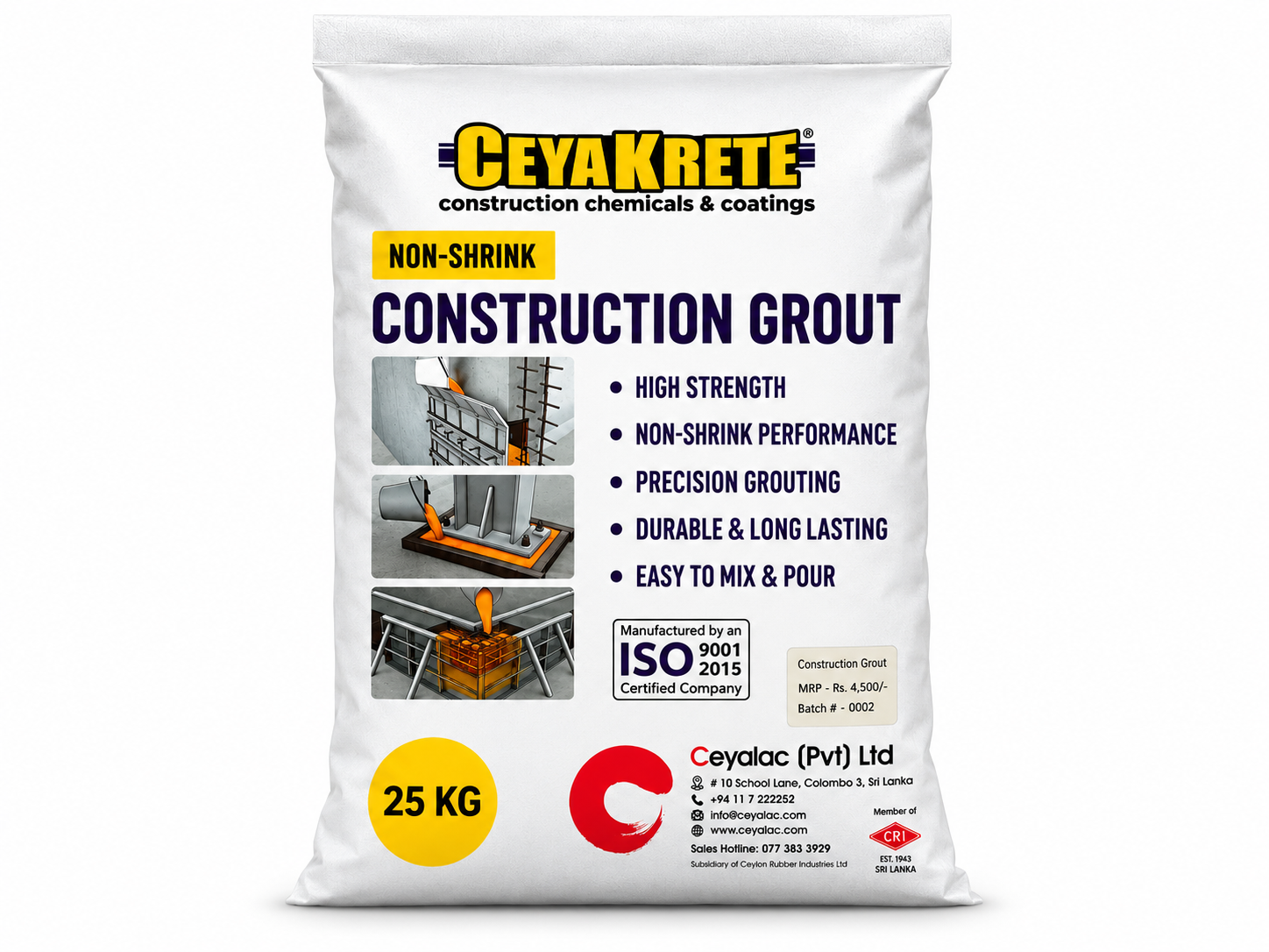 View Our Gallery - Ceyakrete Construction Grout